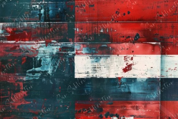 Download Abstract Red and Blue Painting - Red Collection