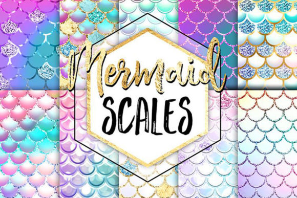 Download Mermaid Digital Paper - Mermaid Scales - Mermaid digital paper Collection