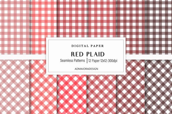 Download Red Buffalo Plaid, Red Pattern - Red Collection