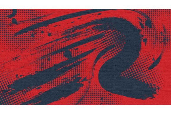 Download Red and Blue Brush Background - Red Collection