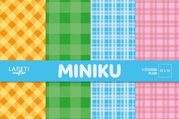 Download Kids Birthday Party Plaid Papers - Plaid papers Collection