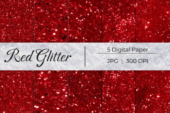 Download Red Glitter Paper Backgrounds - Red Collection