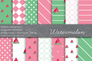 Download Watermelon Digital Papers, Fruit Pattern - Fruit Collection