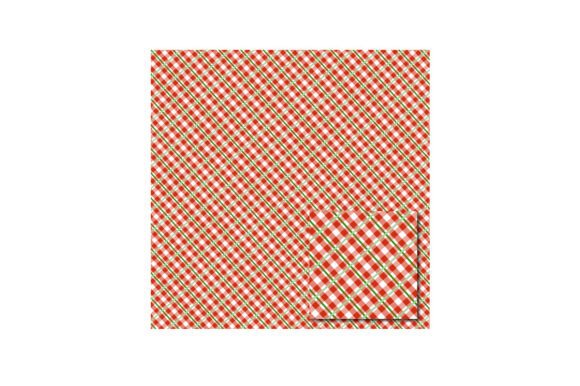 Download Red and Green Christmas Plaid Printable - Red Collection