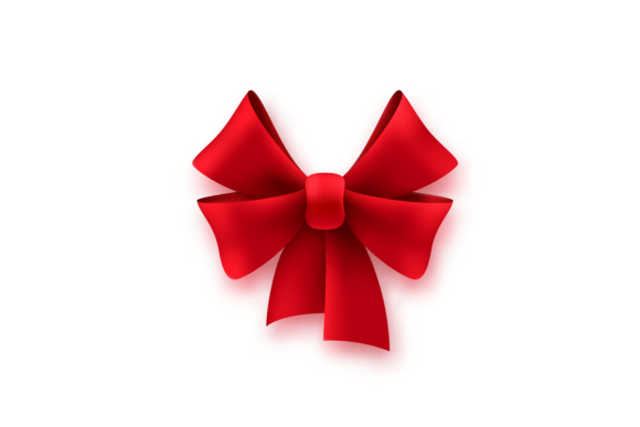 Download Gift Silk Red Bow. Shiny Textile Decorat - Red Collection