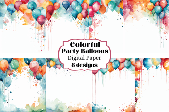 Download Multicolored Colorful Party Balloons - Red Collection