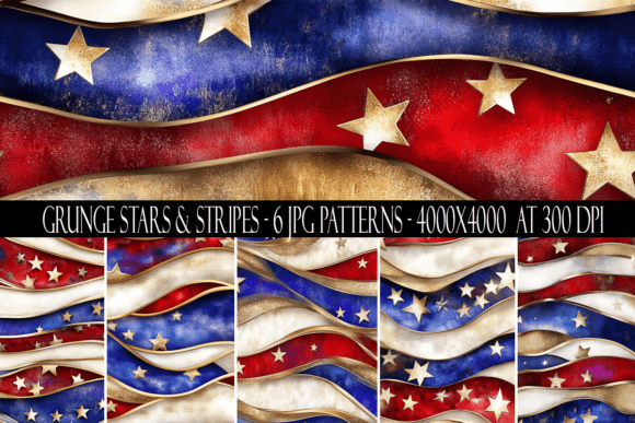 Download Grunge Stars and Stripes Patterns - Stars and stripes Collection