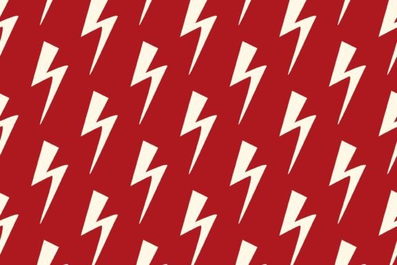 Download Red Pattern with Lightning Bolts - Red Collection