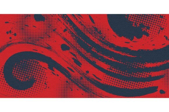 Download Red and Blue Brush Background - Red Collection