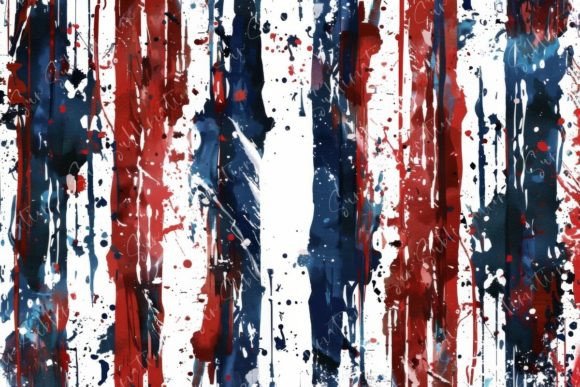 Download Abstract Red and Blue Splatter - Red Collection