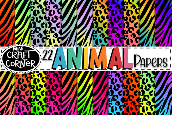 Download Animal Rainbow Papers - Rainbow papers Collection