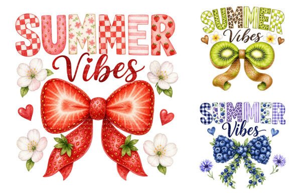 Download Summer Vibes Fruit Bow Sublimation PNG - Premium Resources