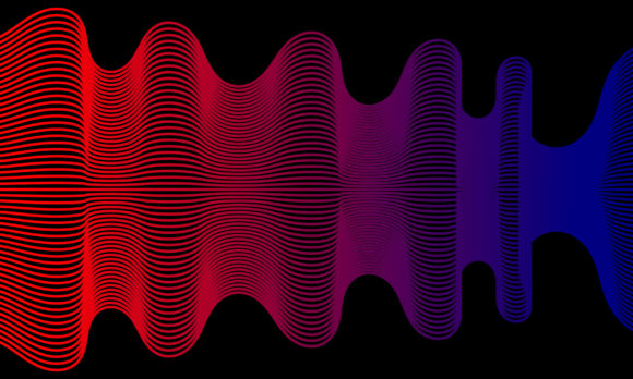 Download Background Wavy Lines in Red and Blue - Red Collection