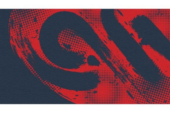 Download Red and Blue Brush Background - Red Collection