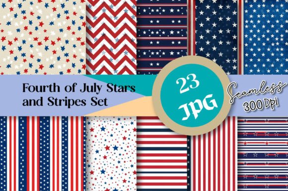 Download Fourth of July Stars and Stripes Set - Stars and stripes Collection